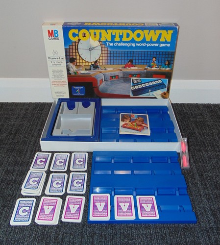 Countdown board game - game, vintage