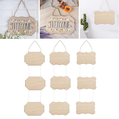 3pcs unfinished craft blank - unfinished,