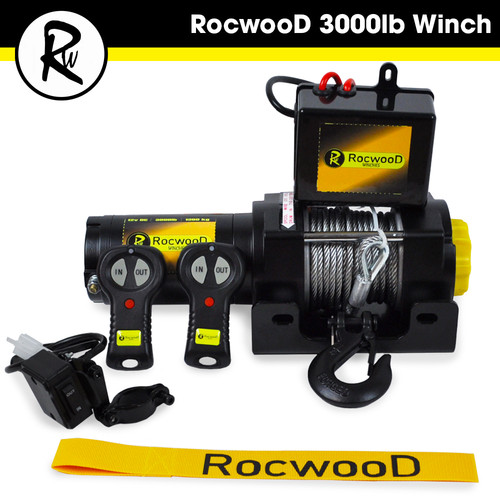 Electric winch 3000lbs 12v - electric,