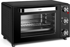 VonShef Mini Oven & Grill 30L – 1600W Tabletop Electric Cooker with Timer