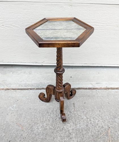 Vintage barley twist pedestal - twist,