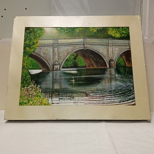 Vintage mounted original stone - original,