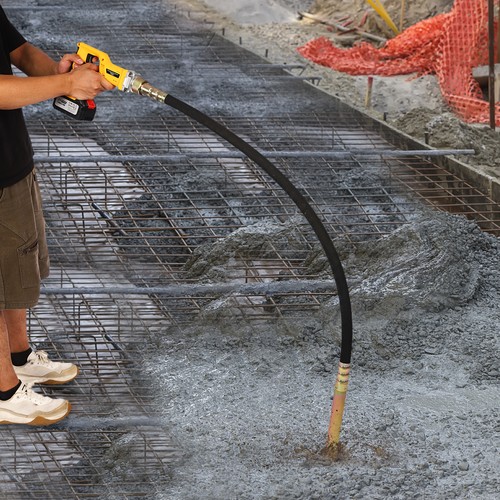 Concrete vibrating poker - vibrating,