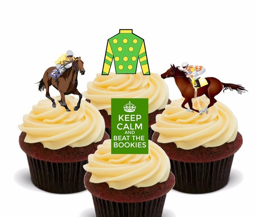 Horse racing edible - racing, cup