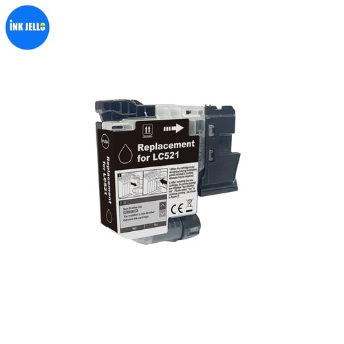 Black ink cartridge - black, lc-521bk