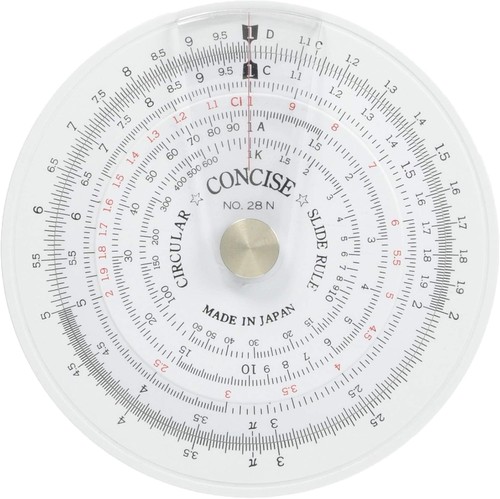 Concise circular slide - concise, rule