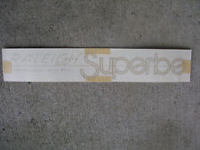 Original "Raleigh Superbe" Downtube (pair) Bicycle Decals, Ref# 2384812