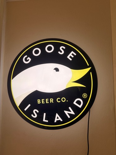 Goose island beer neon - beer,