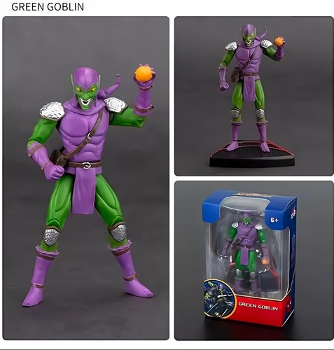 Green goblin action figure - green,