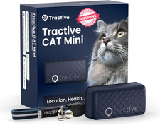 Tractive Smart Cat Tracker Mini | #1 Cat GPS | Real-Time Location Tracking | Ter