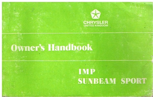 Sunbeam imp sport - imp,