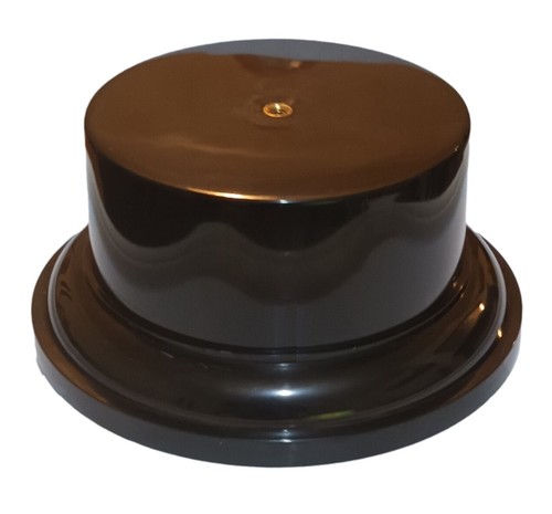 Black trophy base plinth - black,