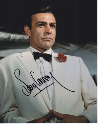 Sean connery signed 10x8 - sean,