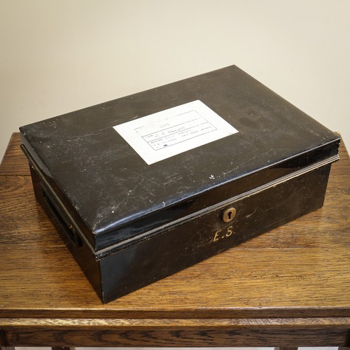 Deed box black - deed, in