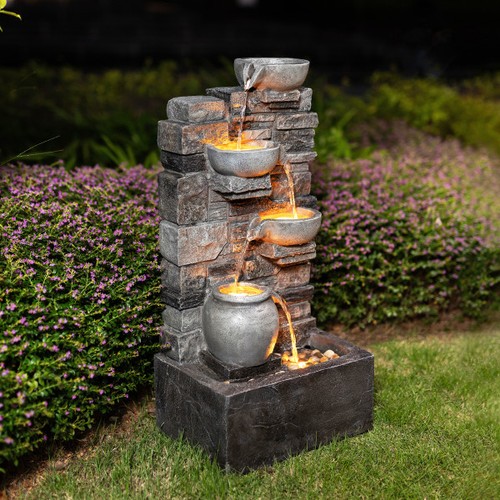 Garden water feature - water,