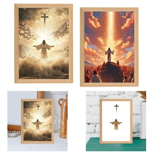 Jesus lamp led - led, frame