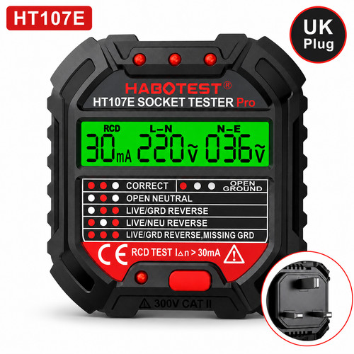 Socket tester digital display - socket,