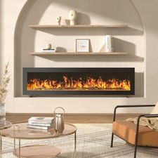 LED Fireplace Media Wall Fire