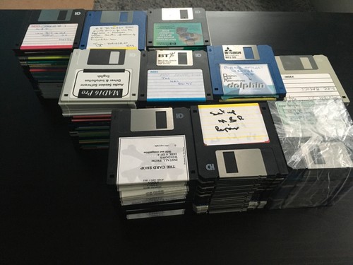Vintage computer floppy - computer,