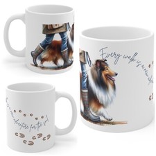 11oz Ceramic Rough Collie Mug, Dog Design, Birthday Gift, Coffee Mug, Tea Mug ❤️