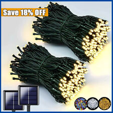 50/100/200 LED Solar Power Fairy Garden Lights String Outdoor Party Super Bright