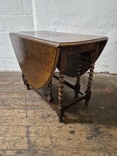 Large Solid Oak Barley Twist