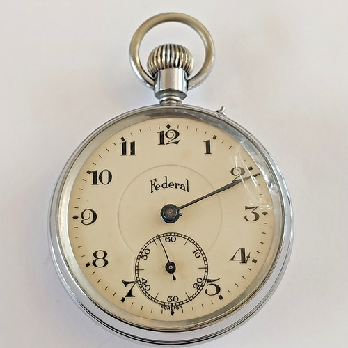 Vintage federal pocket - vintage, watch