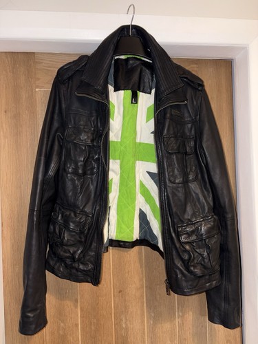 Ladies superdry leather - superdry, jacket