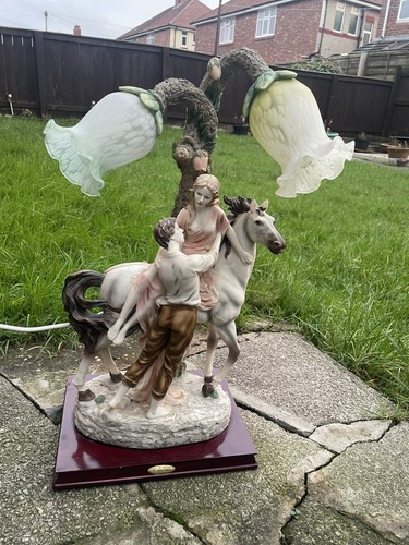 Large table lamp art deco - lamp,
