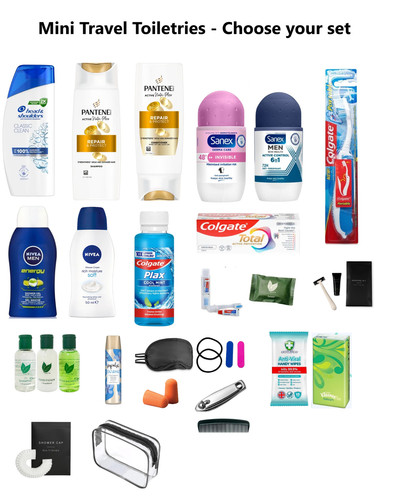 Mini travel toiletries plane - mini,