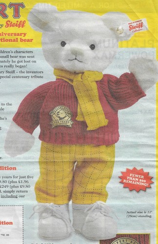 Steiff soft toys - steiff, rupert