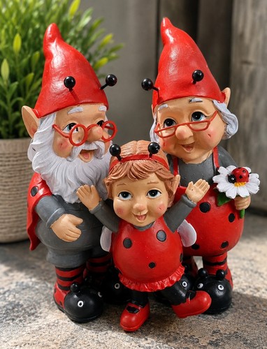 Ladybird gnome family - ladybird,