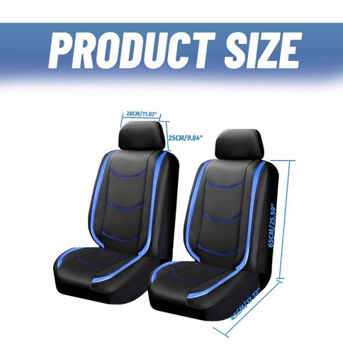 Front car seat cushion - front,