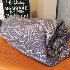 Kokoskaa Royal Quill Grayple Size 4 Woven Wrap Sling Baby Carrier Purple