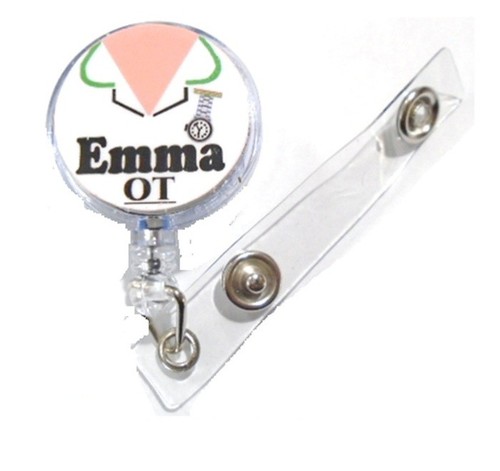 Nurse badge reel - badge,
