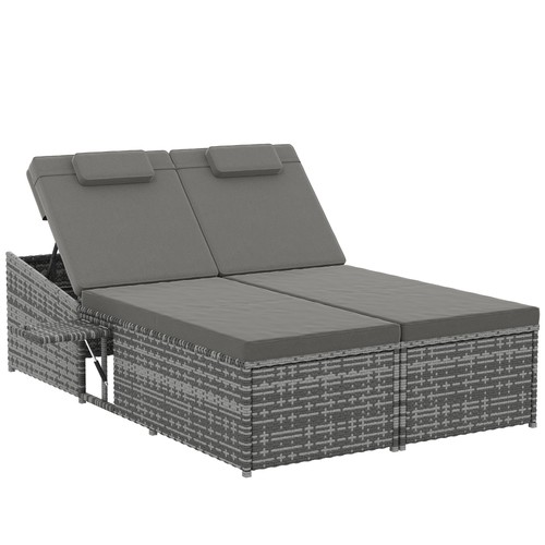 Seater rattan day bed with - 2-seater,