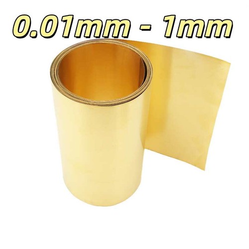 Thin brass sheet metal - metal, foil