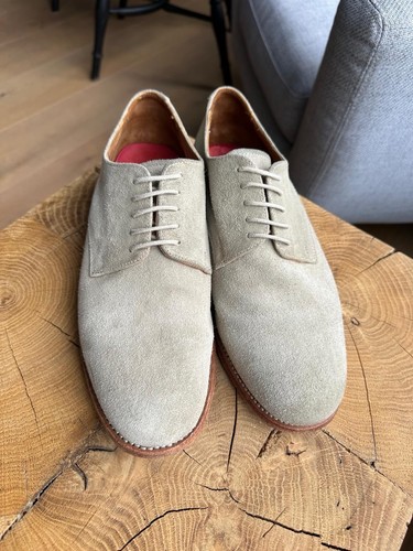 Grenson suede eyelet - suede,