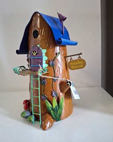 Metal fairy house - house, cottage