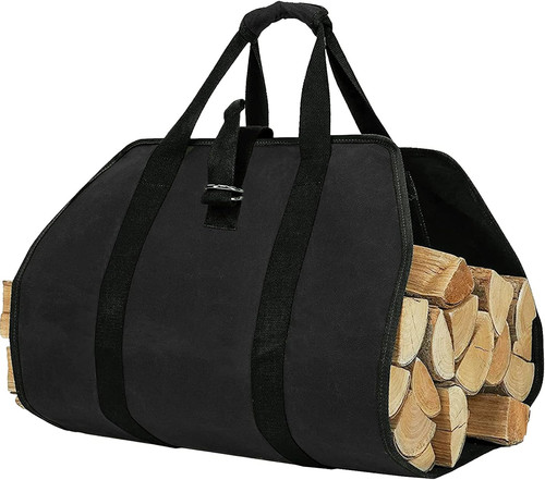 Firewood carrier bag log - carrier,
