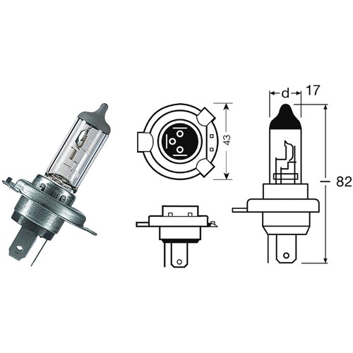 Osram 12v 55w bulb lamp - osram,