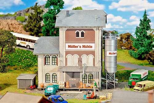 Flour bulk mill silos - w/,