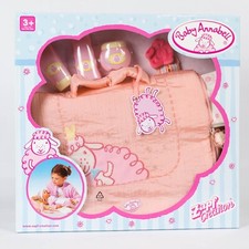 BNIB 2004 Zapf Creations Baby Annabell sheep Changing Bag + accessories