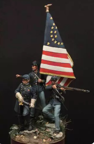 54mm resin american civil - 1/32,
