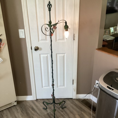 Antique bridge arm floor - bridge, lamp