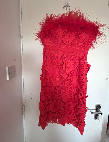 Lipsy red floral lace - lipsy,