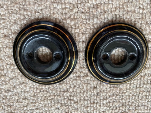 Ceramic black and - black, gold