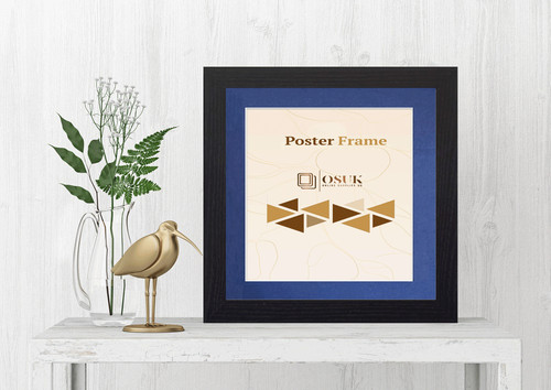 Black square photo frame - square,