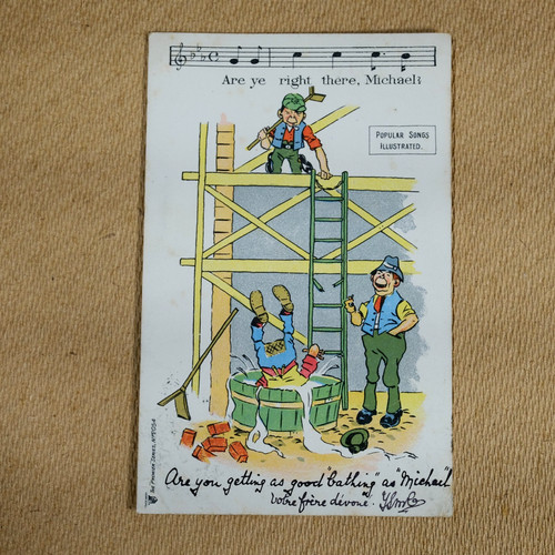 Original vintage postcard - original,