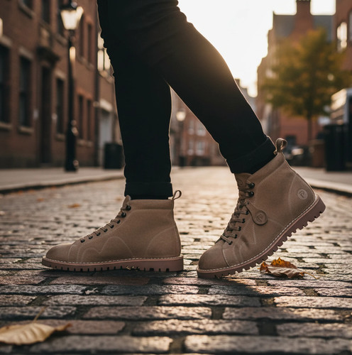 Popps 1961 mens suede - 1961, lace-up